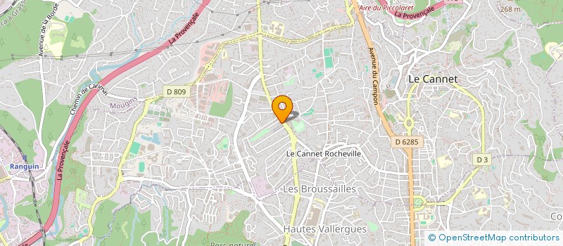 localisation de l'entreprise MONSIEUR RAMZI MAOUA BOUKADIDA à LE CANNET