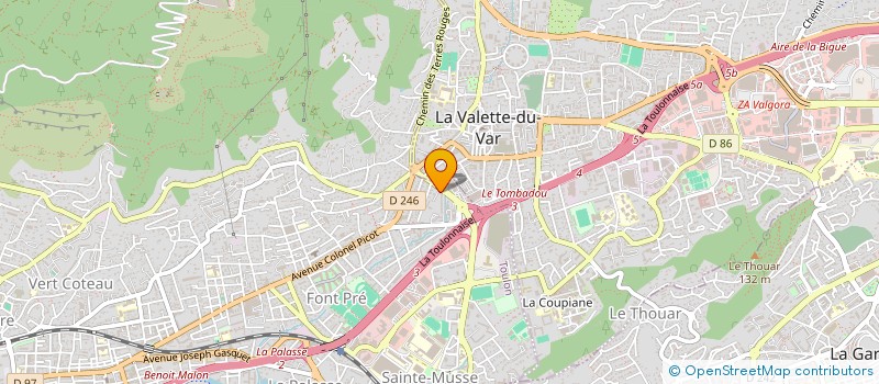 localisation de l'entreprise MONSIEUR RAMZI MEFTAH  TOULON