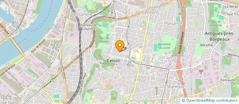 localisation de l'entreprise MONSIEUR RAMZI MEJERI  CENON