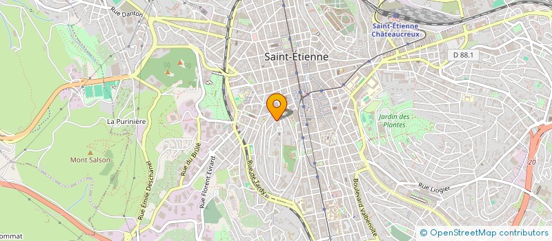 localisation de l'entreprise MONSIEUR RAMZI MELKI  SAINT-ETIENNE