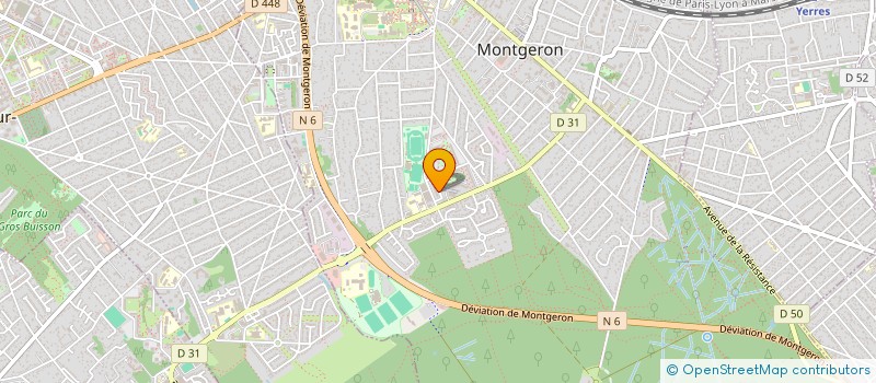 localisation de l'entreprise MONSIEUR RAMZI MELLITI  MONTGERON