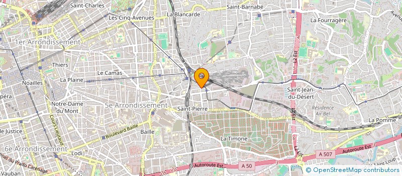 localisation de l'entreprise MONSIEUR RAMZI MEROUANE  MARSEILLE