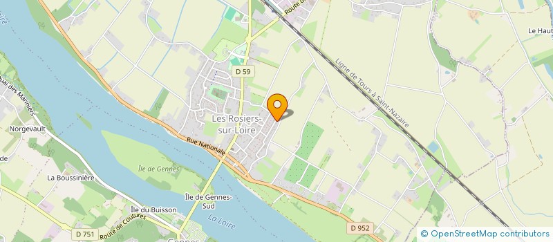 localisation de l'entreprise MONSIEUR RAMZI OMMANAA  GENNES-VAL-DE-LOIRE