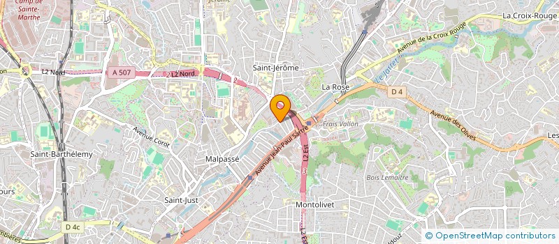 localisation de l'entreprise MONSIEUR RAMZI ROJBI  MARSEILLE