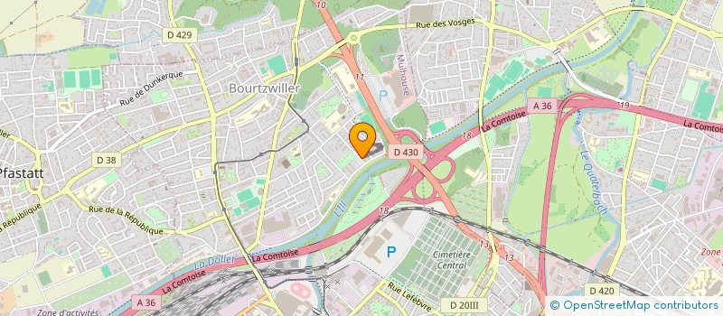 localisation de l'entreprise MONSIEUR RAMZI SAKOUHI  MULHOUSE