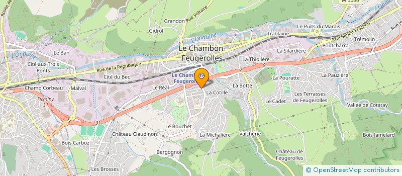 localisation de l'entreprise MONSIEUR RAMZI SASSI  LE CHAMBON-FEUGEROLLES