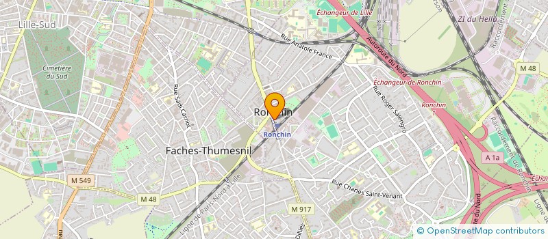 localisation de l'entreprise MONSIEUR RAMZI SCHERIF à RONCHIN