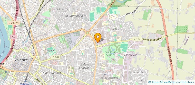 localisation de l'entreprise MONSIEUR RAMZI SDIRI  VALENCE