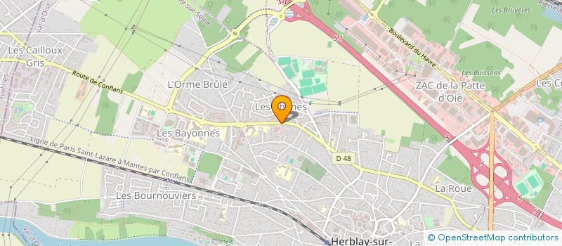 localisation de l'entreprise MONSIEUR RAMZI SELIM  HERBLAY-SUR-SEINE