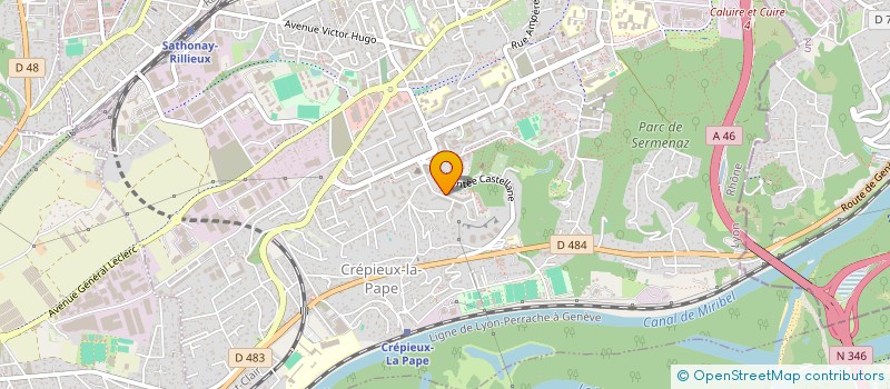 localisation de l'entreprise MONSIEUR RAMZI TALBI  RILLIEUX-LA-PAPE