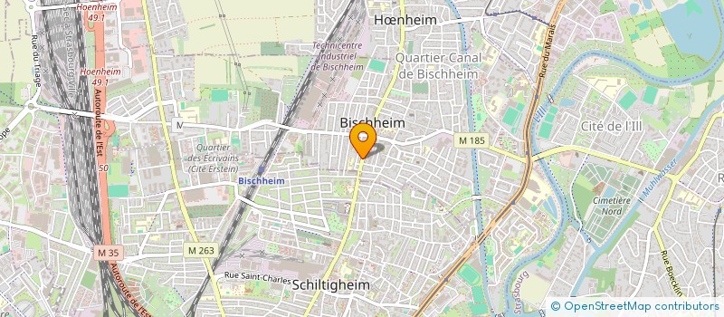 localisation de l'entreprise MONSIEUR RAMZI YANES  BISCHHEIM