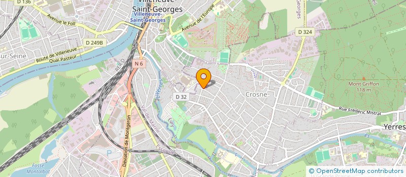 localisation de l'entreprise MONSIEUR RAMZY AZOUZ  CROSNE