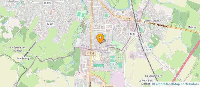localisation de l'entreprise MONSIEUR RANDEL CARBON à ALENCON