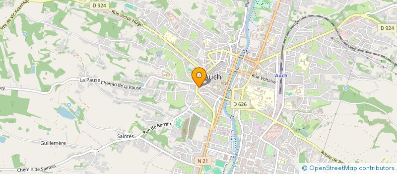localisation de l'entreprise MONSIEUR RANDO YMERI à AUCH