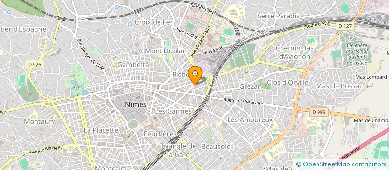 localisation de l'entreprise MONSIEUR RANDOLPH THIEL  NIMES