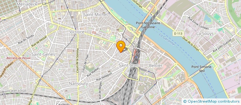 localisation de l'entreprise MONSIEUR RANDOLPHE DUVAL  BORDEAUX