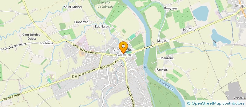 localisation de l'entreprise MONSIEUR RANDRIAMANJATO DINH-VAN  VERDUN-SUR-GARONNE