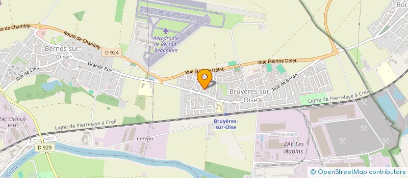 localisation de l'entreprise MONSIEUR RANDY BASSE  BRUYERES-SUR-OISE