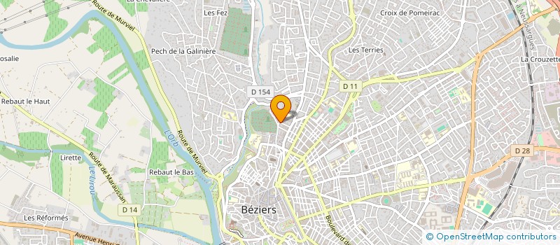 localisation de l'entreprise MONSIEUR RANDY BURO à BEZIERS