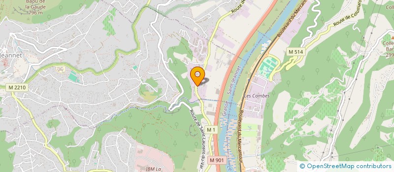 localisation de l'entreprise MONSIEUR RANDY DE LA VEGA  SAINT-JEANNET