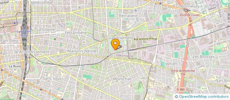 localisation de l'entreprise MONSIEUR RANDY HECHT  VILLEURBANNE