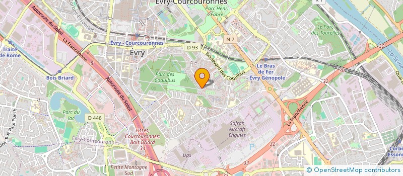 localisation de l'entreprise MONSIEUR RANDY LEMFU  EVRY-COURCOURONNES