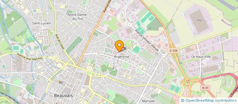 localisation de l'entreprise MONSIEUR RANDY LUBAKI  BEAUVAIS