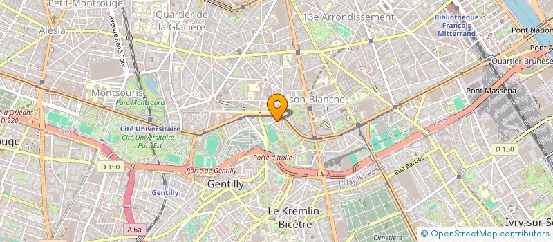 localisation de l'entreprise MONSIEUR RANDY MBANG MFOM  PARIS 13