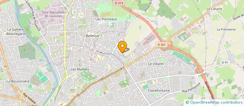 localisation de l'entreprise MONSIEUR RANDY PILLARD à LE MANS