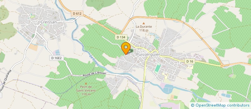 localisation de l'entreprise MONSIEUR RANDY RICHARD  PUISSERGUIER