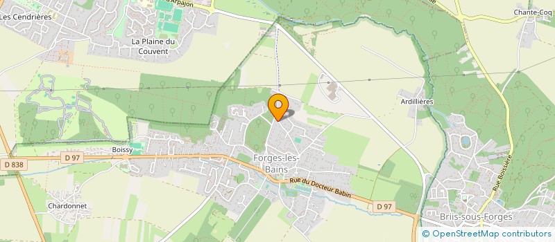 localisation de l'entreprise MONSIEUR RANE BOUCHELKIA  FORGES-LES-BAINS