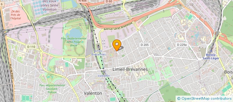 localisation de l'entreprise MONSIEUR RANI MALEKO N'ZOLAMESO  LIMEIL-BREVANNES