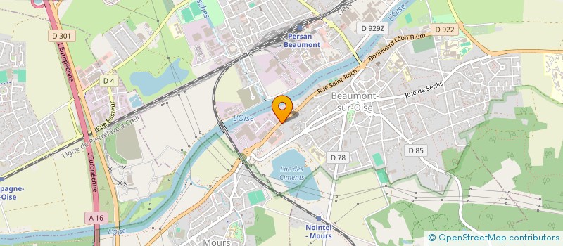 localisation de l'entreprise MONSIEUR RANI MIASSA  BEAUMONT-SUR-OISE