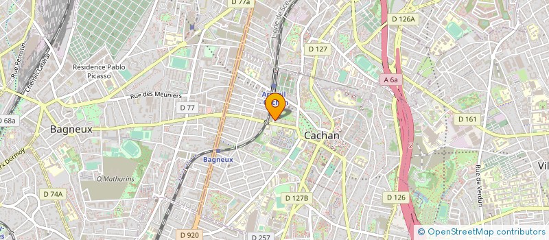 localisation de l'entreprise MONSIEUR RANJEVA RASAHIVELO à CACHAN