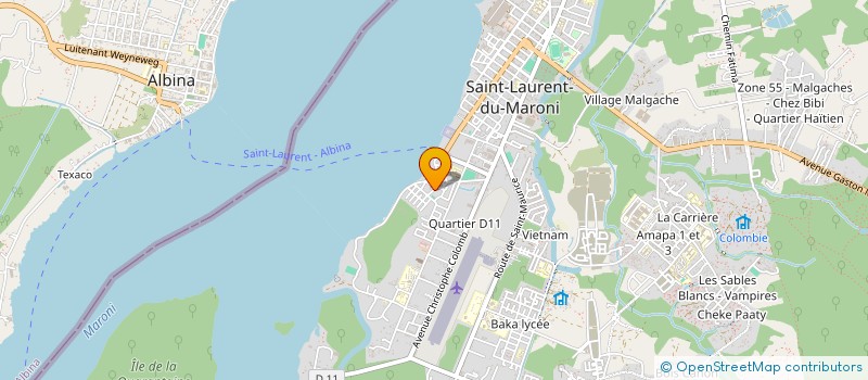 localisation de l'entreprise MONSIEUR RANON AMAIDO à SAINT-LAURENT-DU-MARONI