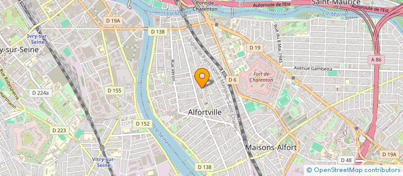 localisation de l'entreprise MONSIEUR RANON VIEIRA DA SILVA AMARAL à ALFORTVILLE