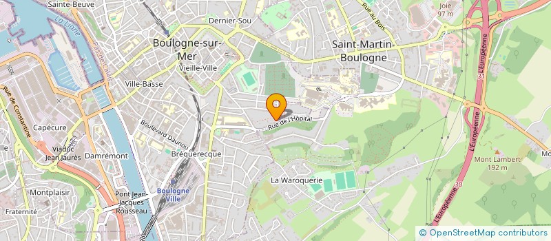 localisation de l'entreprise MONSIEUR RANY HADJ-ALI  BOULOGNE-SUR-MER