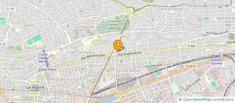 localisation de l'entreprise MONSIEUR RAOUF ATTOUMI  LE HAVRE