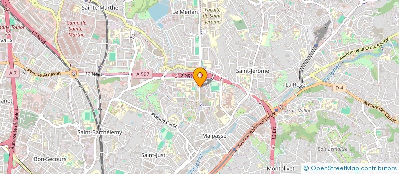 localisation de l'entreprise MONSIEUR RAOUF AYARI  MARSEILLE