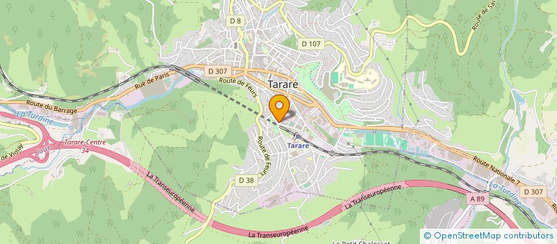 localisation de l'entreprise MONSIEUR RAOUF BAKACHE  TARARE