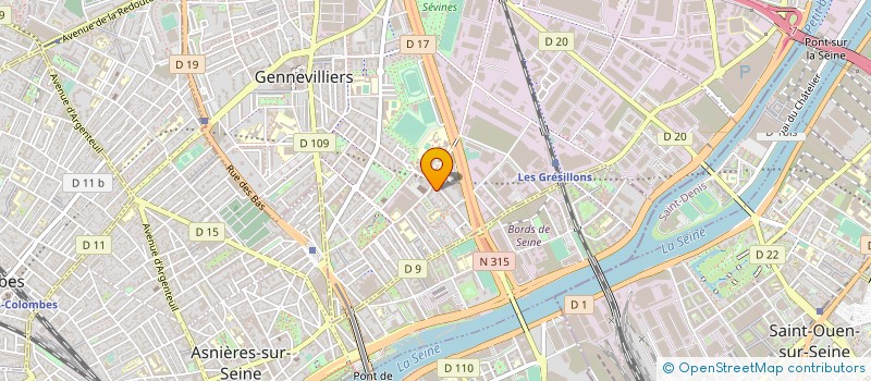 localisation de l'entreprise MONSIEUR RAOUF BELHAJ ALI à GENNEVILLIERS