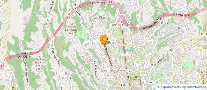 localisation de l'entreprise MONSIEUR RAOUF GAZZAH  NICE