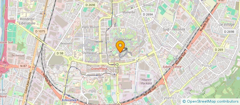 localisation de l'entreprise MONSIEUR RAOUF HADDOUCHE  GRENOBLE