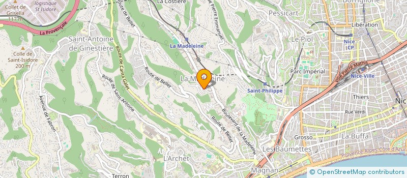 localisation de l'entreprise MONSIEUR RAOUF HAMED à NICE