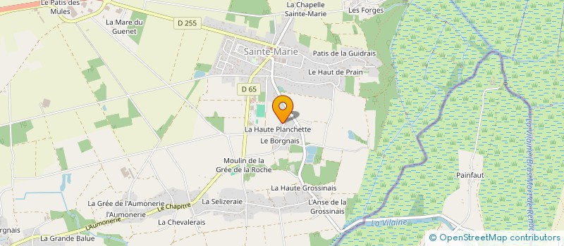 localisation de l'entreprise MONSIEUR RAOUF JERIDIA  SAINTE-MARIE