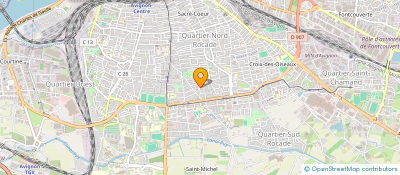 localisation de l'entreprise MONSIEUR RAOUF KHALFALLAH  AVIGNON