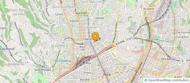 localisation de l'entreprise MONSIEUR RAOUF REMITA  NICE