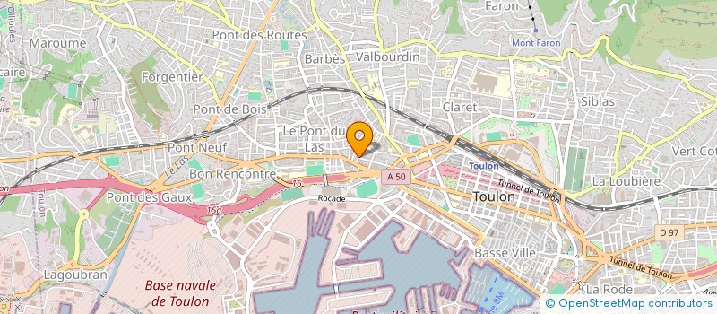localisation de l'entreprise MONSIEUR RAOUF TANGOUR à TOULON
