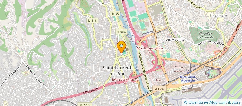 localisation de l'entreprise MONSIEUR RAOUF TRAD à SAINT-LAURENT-DU-VAR