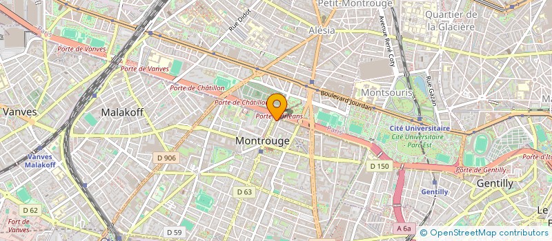 localisation de l'entreprise MONSIEUR RAOUF YAJINI à MONTROUGE